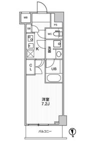 ザ・レジデンス神楽坂Ⅱの間取り画像
