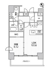 ステージファースト浅草橋Ⅱの間取り画像
