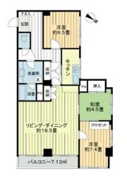ドミール五番町の間取り画像