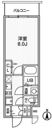 ディームス東陽町Ⅱの間取り画像