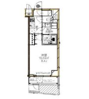 S-RESIDENCE新宿イ-ストの間取り画像