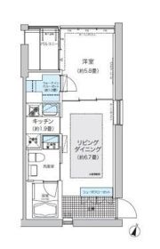 ガーデニエール砧ウエストの間取り画像