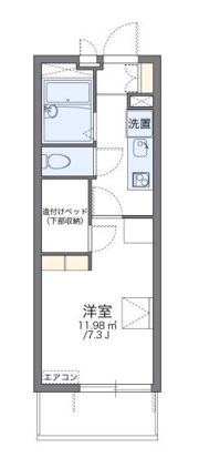 レオパレス中落合ヒルズの間取り画像