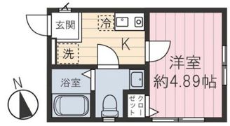 チャルテ西早稲田Ⅱの間取り画像