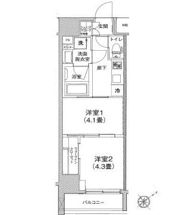 ティモーネプレミアム三ノ輪ステーションの間取り画像