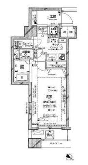 パレステュディオ池袋駅前の間取り画像