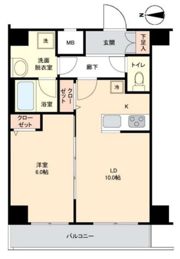 ティモーネ深川リーヴァの間取り画像