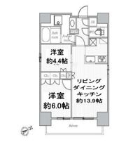 THE PLACE KOMAGOMEの間取り画像
