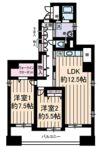 シャンテメゾン田仲の間取り画像
