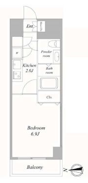 カーサヴェント南千住の間取り画像