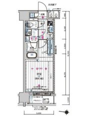 メインステージ森下Ⅱの間取り画像