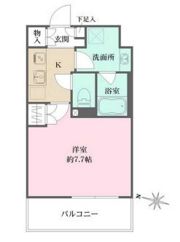 プライムアーバン菊川の間取り画像