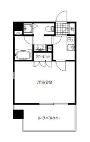レアライズ浅草Ⅱの間取り画像