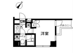 スカイコート押上第2の間取り画像