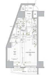 PREMIUM CUBE G 後楽園の間取り画像