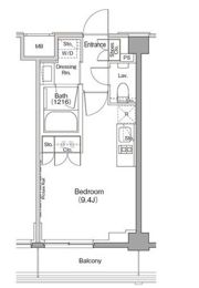 ザ・パークハビオ三軒茶屋テラスの間取り画像