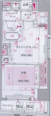 エステムプラザ市谷外濠公園の間取り画像