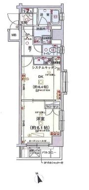 エクセリア荻窪の間取り画像