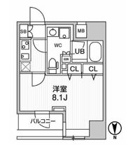 GENOVIA浅草橋Ⅱ skygardenの間取り画像