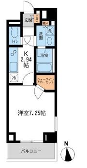 レジデンス白金コローレの間取り画像