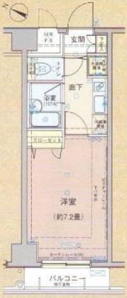 ヴェルト新宿の間取り画像