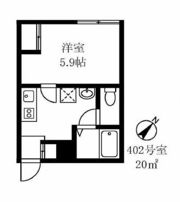 早稲田鶴巻町IMAハウスの間取り画像