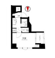 スカイコート神楽坂弐番館の間取り画像