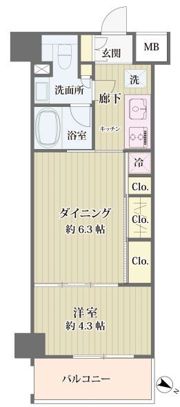 IBIS 市ヶ谷の間取り画像