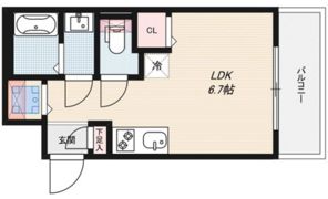 LEGALAND東新宿の間取り画像