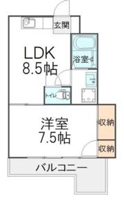 クラウンマンション曳舟の間取り画像
