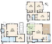 千駄木4丁目戸建ての間取り画像