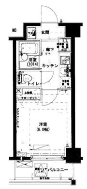 ハーモニーレジデンス山手大塚の間取り画像