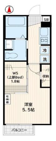 Liens REGALO船堀stationの間取り画像
