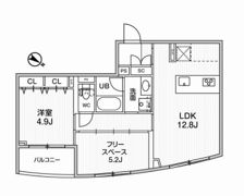GranDuo中目黒4の間取り画像