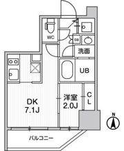 グラシアプレイス東陽町の間取り画像