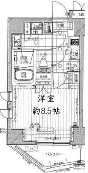 REGALIZ木場STATION FRONTの間取り画像