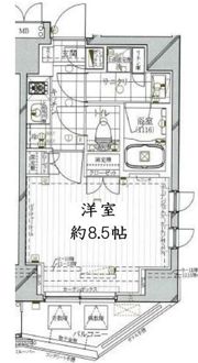 REGALIZ木場STATION FRONTの間取り画像