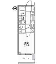 シーズンフラッツ蔵前の間取り画像