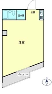 パレドール神田の間取り画像
