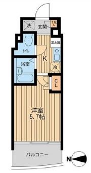 プライムアーバン西大島の間取り画像