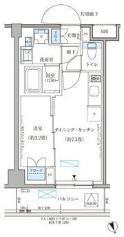 パークアクシス文京本郷の間取り画像