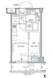 パークアクシス文京本郷の間取り画像