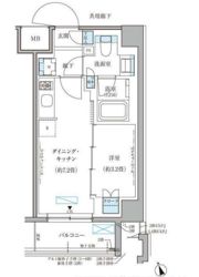 パークアクシス文京本郷の間取り画像