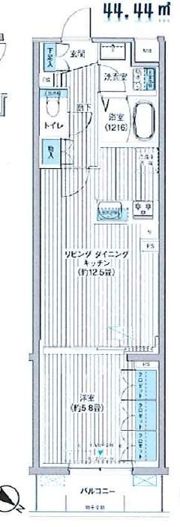 クラルテラセ新宿富久の間取り画像