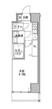 S-RESIDENCE押上Clairの間取り画像