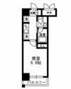レジディア月島Ⅲの間取り画像