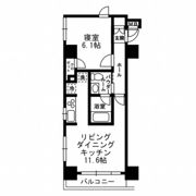 レジディア月島Ⅲの間取り画像