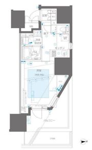 ZOOM信濃町の間取り画像
