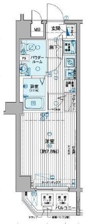 メインステージ田端壱番館の間取り画像