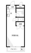 熊の前ビルの間取り画像